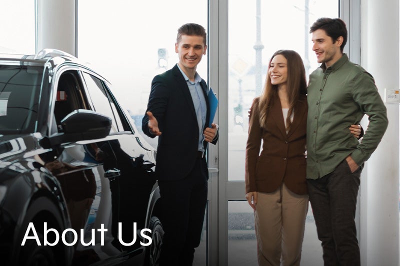 Man showing Car to Customers